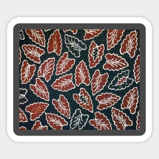 leaf colorous Sticker